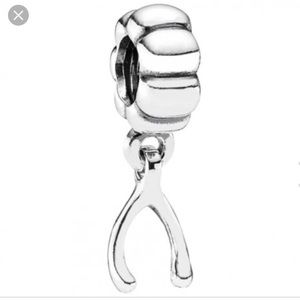 Pandora wish bone charm